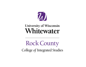 UW Whitewater Rock County Logo